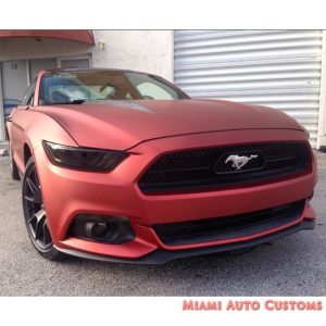 Ford wrapped in Arlon UPP Red Aluminum vinyl