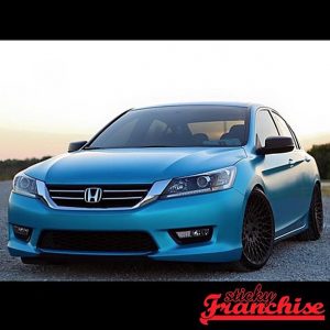 Honda wrapped in 3M 1080-S327 Satin Ocean Shimmer