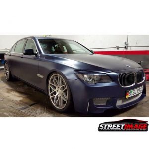 BMW wrapped in Orafol RA Matte Midnight Metallic vinyl