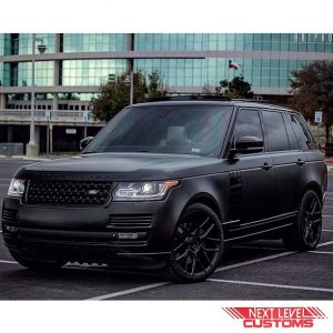 Range Rover wrapped in Avery SW900-197 Satin Black