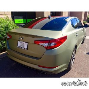 KIA wrapped in Avery SW900-797M Matte Midnight Sand Metallic