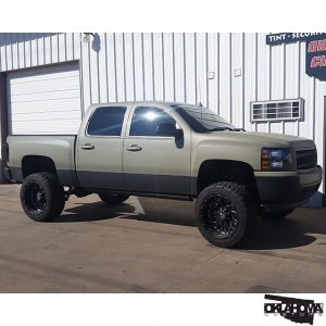 Chevrolet wrapped in Avery SW900-711 Matte Khaki Green