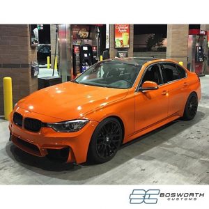 BMW wrapped in Avery SW900-370 Gloss Orange