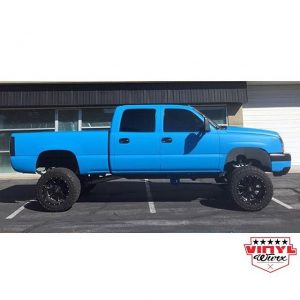 Chevrolet wrapped in M 1080-M67 Matte Riviera Blue