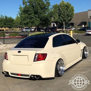 Subaru wrapped in 3M 1080-G79 Gloss Light Ivory