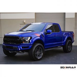 Ford wrapped in 1080 Gloss Blue Raspberry vinyl