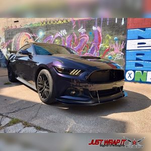 Ford wrapped in 1080 Gloss Wicked Black/Purple vinyl