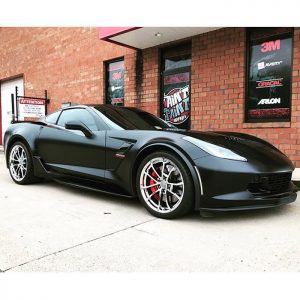 Chevrolet wrapped in 1080 Satin Black vinyl