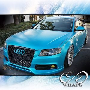 Audi wrapped in 1080 Satin Ocean Shimmer vinyl