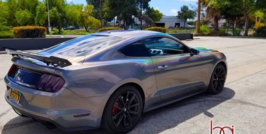 vinyl destination graphics on Instagram: @ruthless_dorian11 Mustang wrapped  in matte gucci @weprintwraps #vinyldestinationgraphics #vinylwrap # Ford  #fordmustang #Mustang #gucci #guccisnake #gt