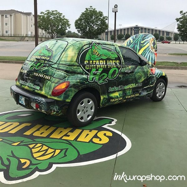 PT Cruiser Commercial Car wrapped in custom printed 3M IJ180mC vinyl ...