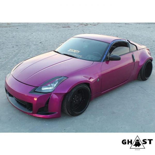 Nissan 350z wrapped in Gloss Fierce Fuchsia vinyl - Vinyl Wrap - 3M ...