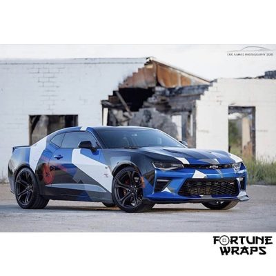 Chevrolet Camaro Wrapped in Avery SW900 Gloss Dark Grey, Gloss Black ...