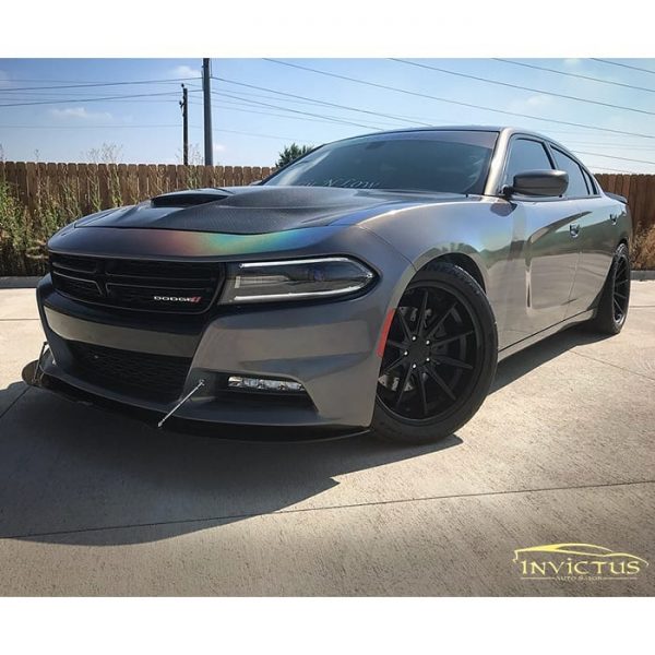 Dodge Charger Wrapped In 3m Gloss Colorflip Psychedelic Shade Shifting 