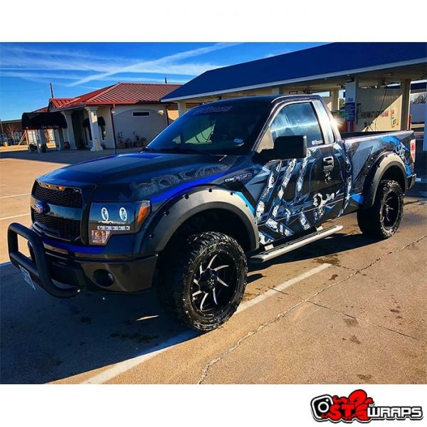 Ford F150 Wrapped in Custom Printed Avery 1105 Vinyl Nd 136oz Gloss ...