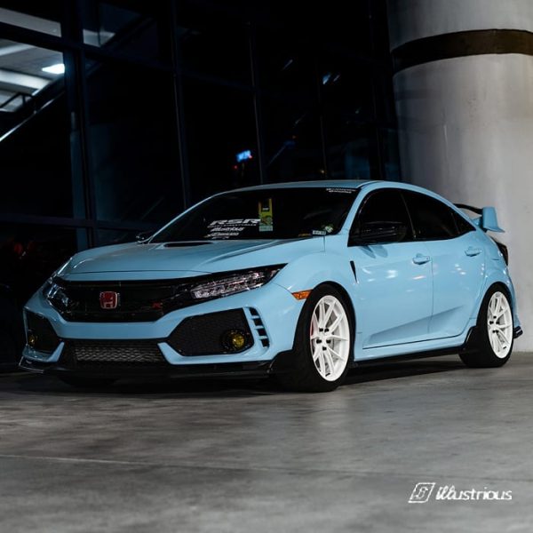 Honda Civic Wrapped in Avery SW Gloss Sea Breeze Blue Vinyl - Vinyl ...