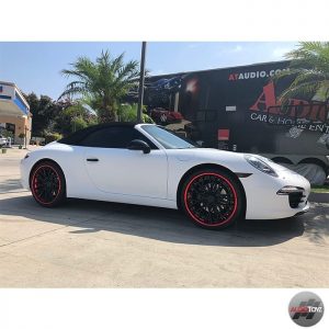 Porsche 911 Wrapped in Avery SW900 Satin White Vinyl - Vinyl Wrap - 3M ...