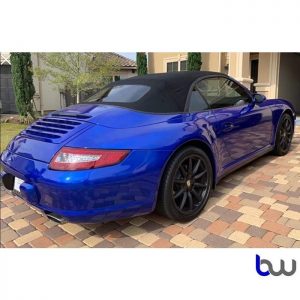 Porsche Carrera Wrapped in 3M 1080 Gloss Cosmic Blue Vinyl