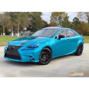 Lexus Wrapped in Gloss Atomic Teal vinyl