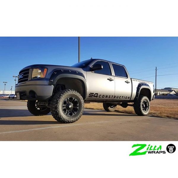 Gmc Sierra Wrapped In 3m 1080 Matte Dark Gray And Gloss Black Vinyls