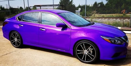 purple nissan altima