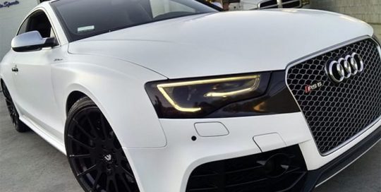 Audi A4 3M Gloss White Wrap 