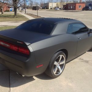 Dodge Challenger wrapped in 3M1080 vinyl