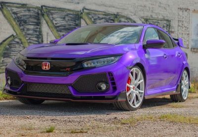 Honda Civic Type R wrapped in Gloss Passion Purple vinyl - Vinyl Wrap ...