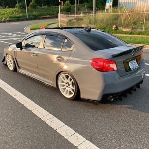 Subaru WRX wrapped in Gloss Nardo Gray vinyl - Vinyl Wrap - 3M & Avery ...